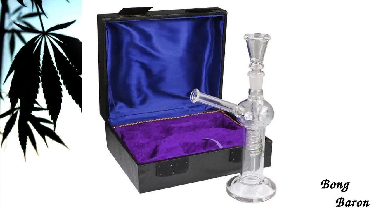 Glass Bubbler with Removable Spiral Downstem