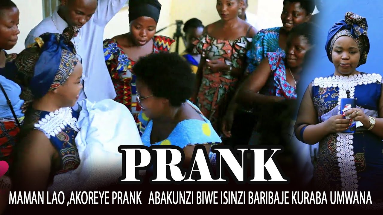 SOLUTION COUPLE 💝: PRANK Mamalao akoreye abakunzi biwe bari Bamugiriye SURPRISE barumiwe😂🥺😭💓