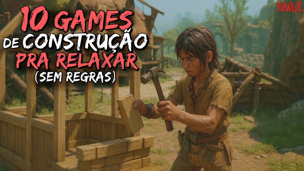 10 GAMES DE CONSTRUÇÃO PRA RELAXAR (Sem regras, livres pra construir )