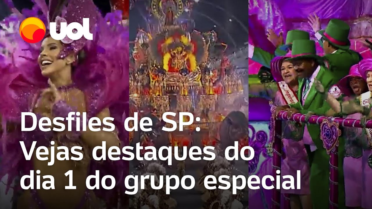 Carnaval SP: assista aos melhores momentos da primeira noite de desfiles em São Paulo