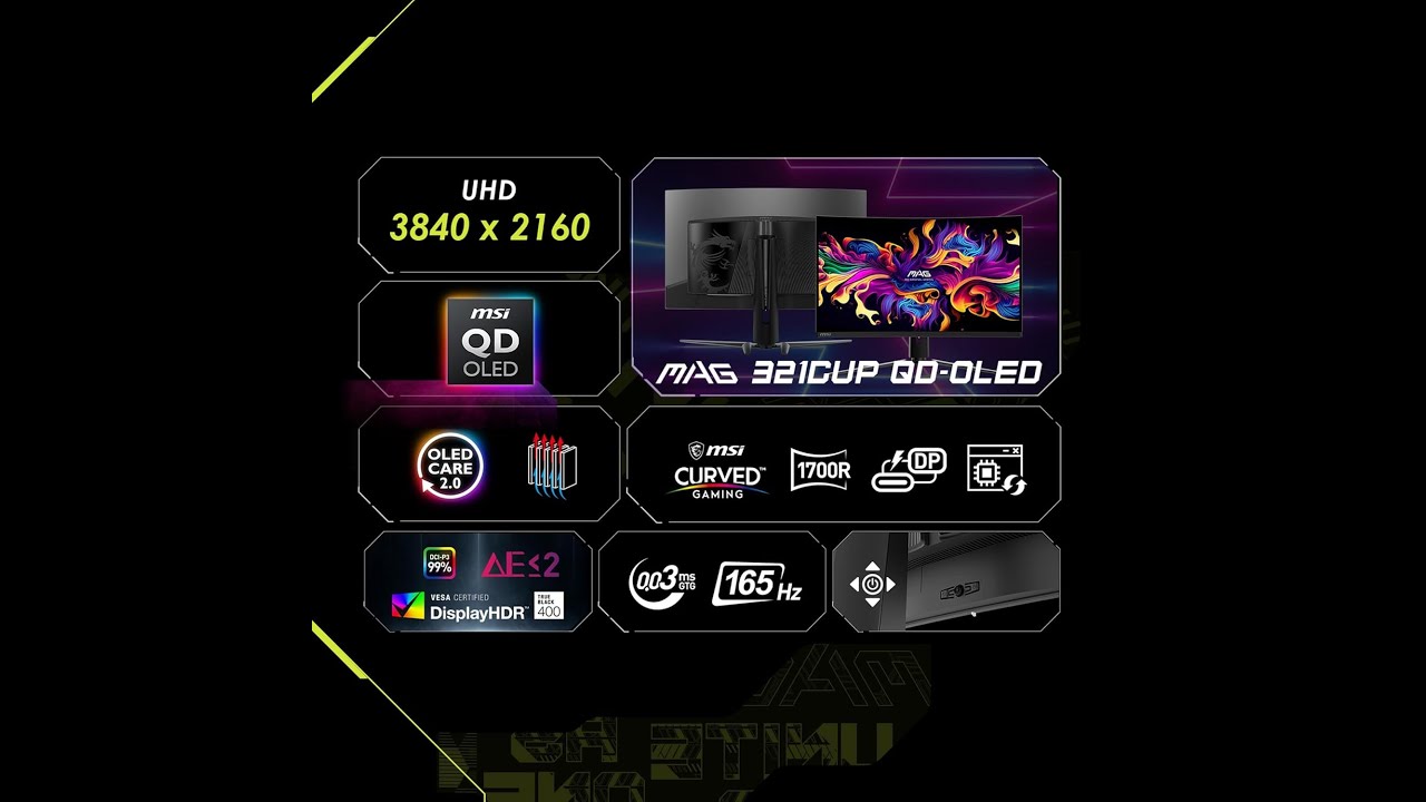 MSI MAG 321CUP Computer Monitor