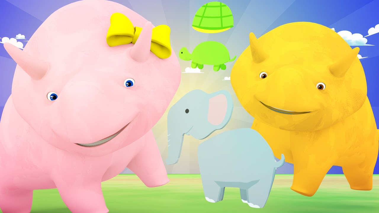 Animal Body Parts - Learn with Dino the Dinosaur 👶 Educational cartoon for toddlers