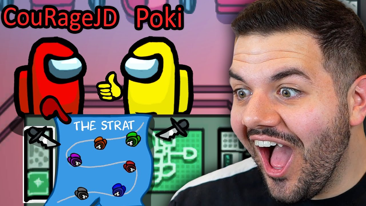 4000 IQ SECRET Impostor strategy TO WIN on Among Us...