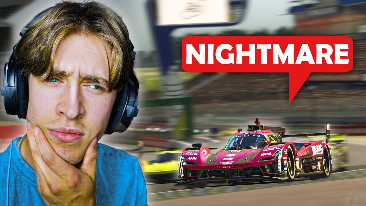 Я попробовал iRacing Le Mans 24H...