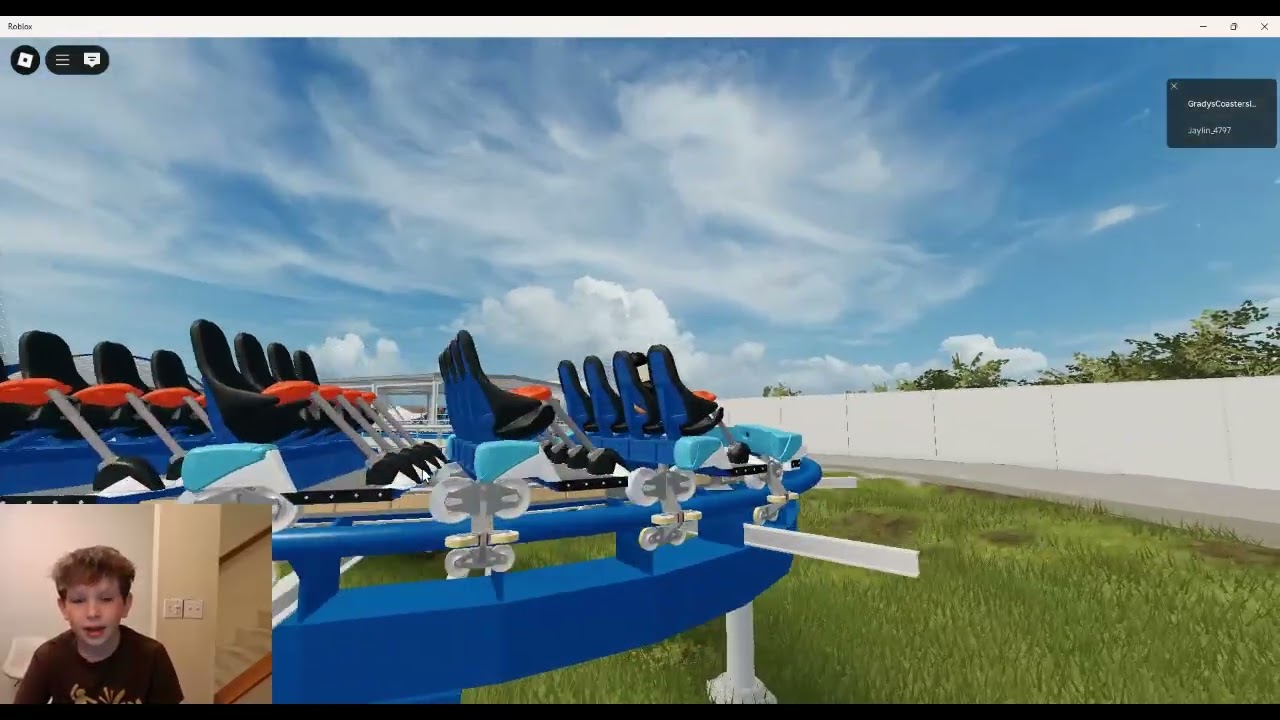 Touring And Reviewing A Recreation of ORION at Kings Island in Roblox!