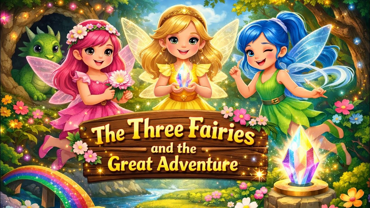 Three Fairy Adventure | Magical English Bedtime Story for Kids | Fairy Tale for Children