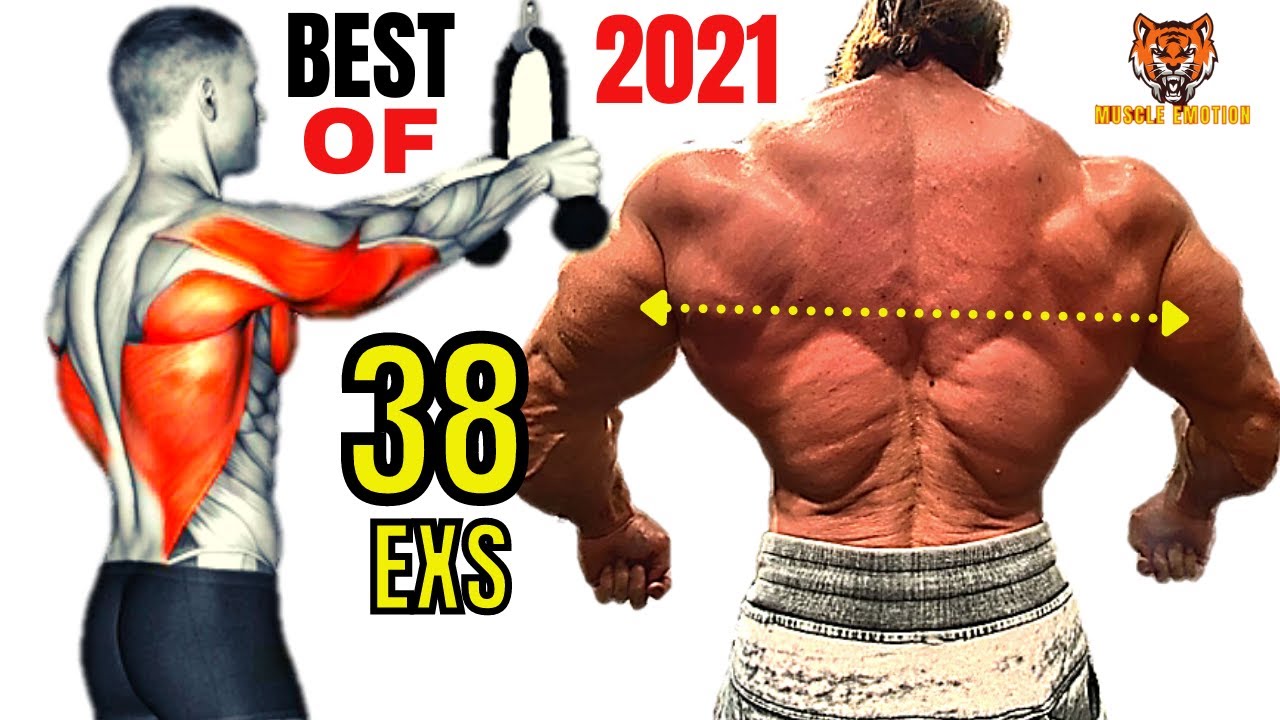 38 BEST BACK EXERCISES TO GET BIGGER BACK FAST / MUSCULATION DOS RÉSULTAT RAPIDE