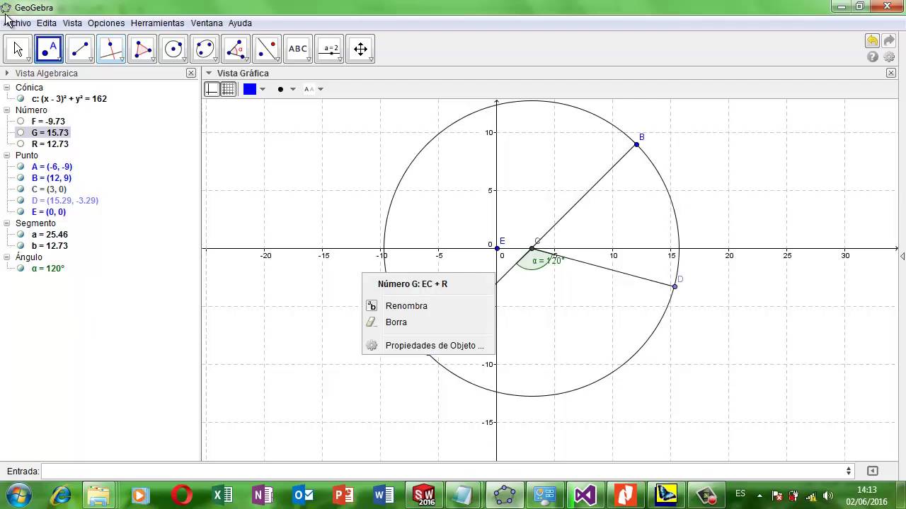CIRCULO DE MOHR CON GEOGEBRA PROBLEMA 1