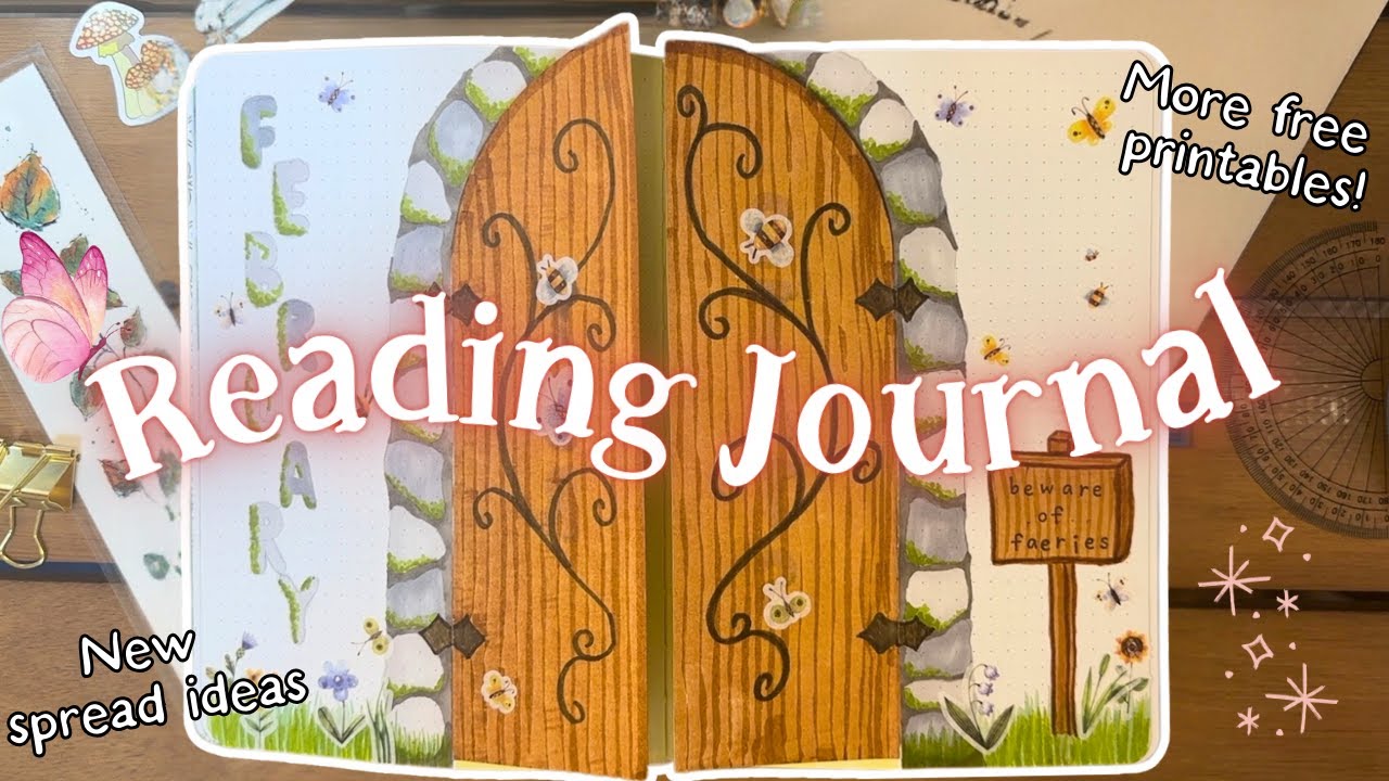 Reading Journal update 🧚✍️New spread ideas, mini book reviews and a few lessons learned