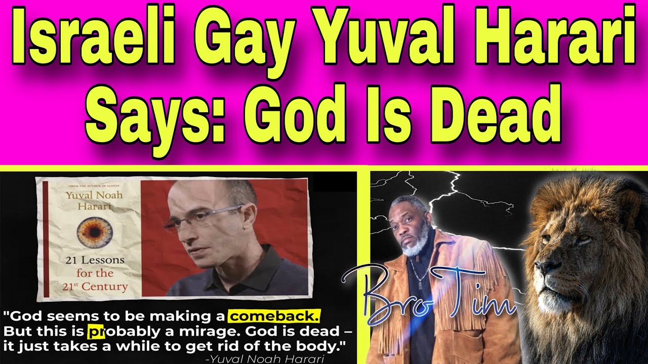 Israeli Gay Yuval Harari Says: God Is Dead