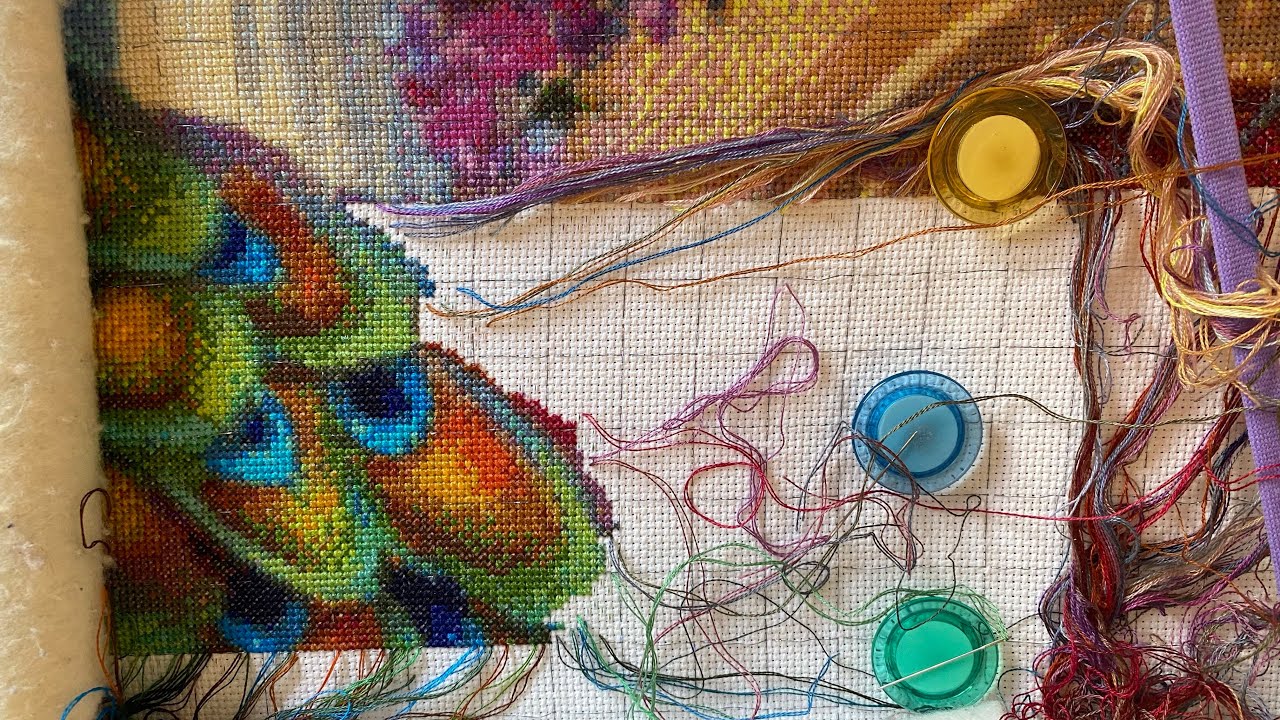 Cross Stitch: Stitch With Me #274 (with talking)
