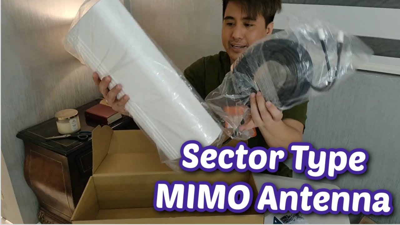 Unboxing and Installing Sector Type MIMO Antenna