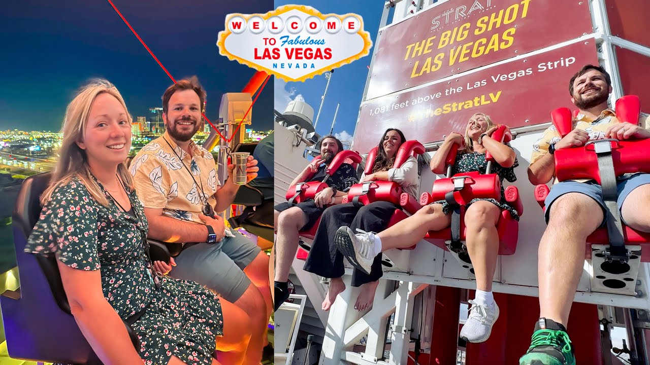 LAS VEGAS! The Strat Rides, Meow Wolf Ωmega Mart /Area 15, Drinks in the Sky, Wicked Spoon Buffet
