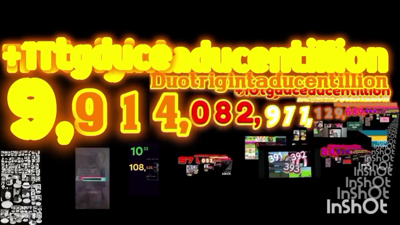 Numbers 1 to 1 Quattuortrigintaducentillion (234/300) Trucentillion