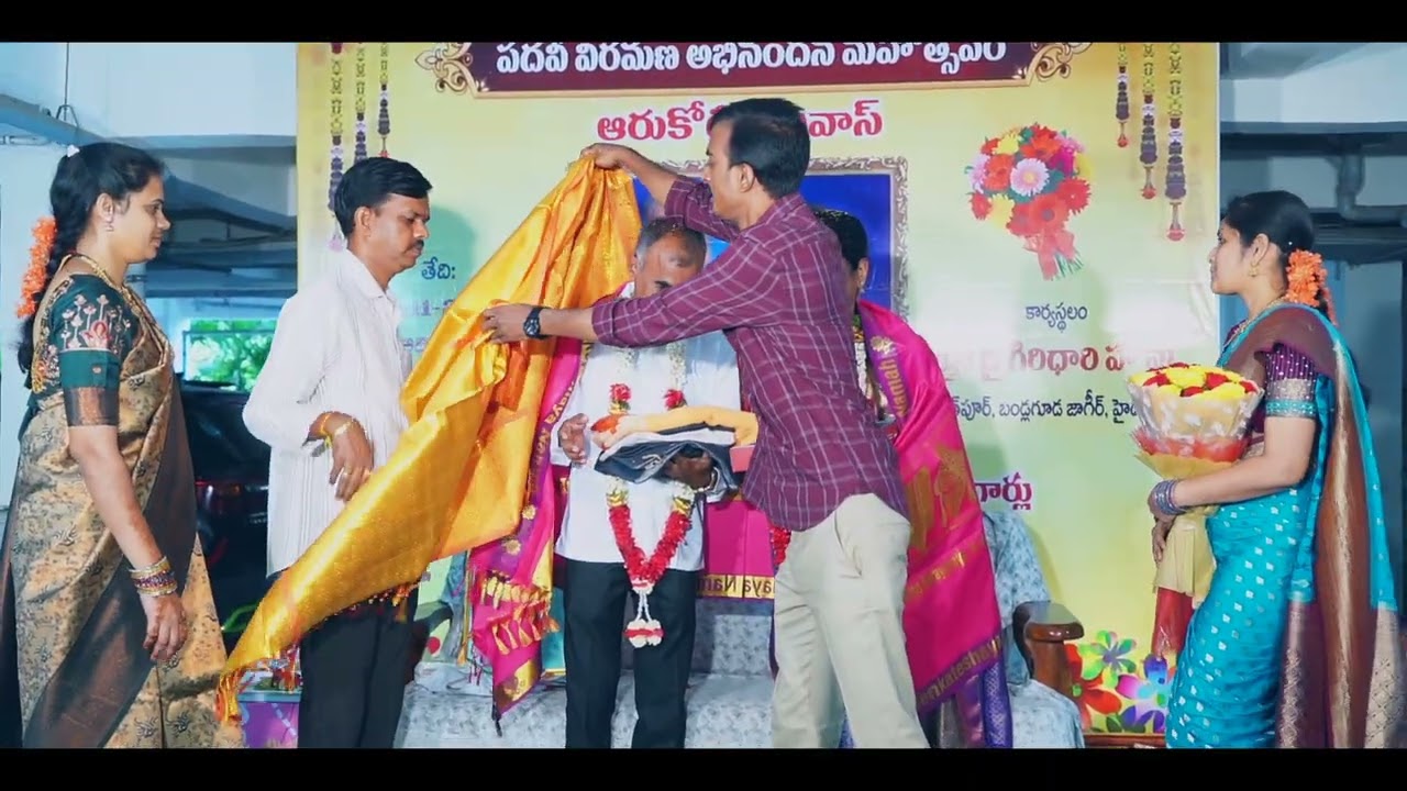 #Srinivas garu #Retirement event #nf photography creations by 