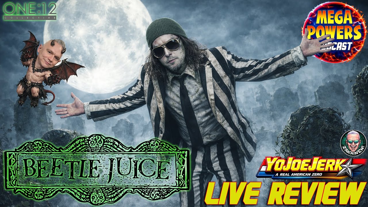 Mezco One:12 Beetlejuice Action Figure Live Review & More!!!