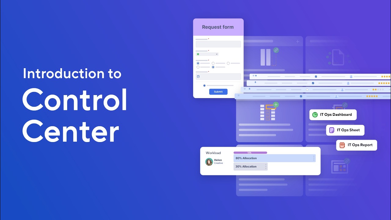 Introduction to Smartsheet Control Center