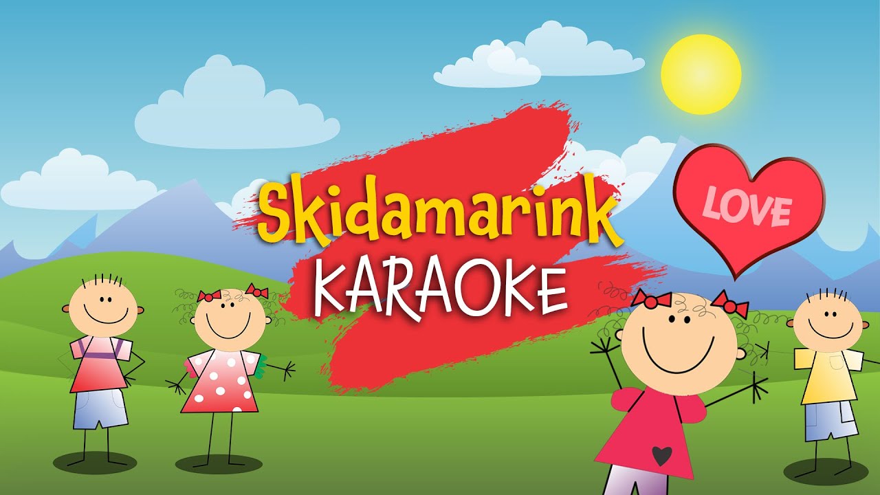 Skidamarink - Karaoke with Lyrics for kids #nurseryrhymes #karaokewithlyrics