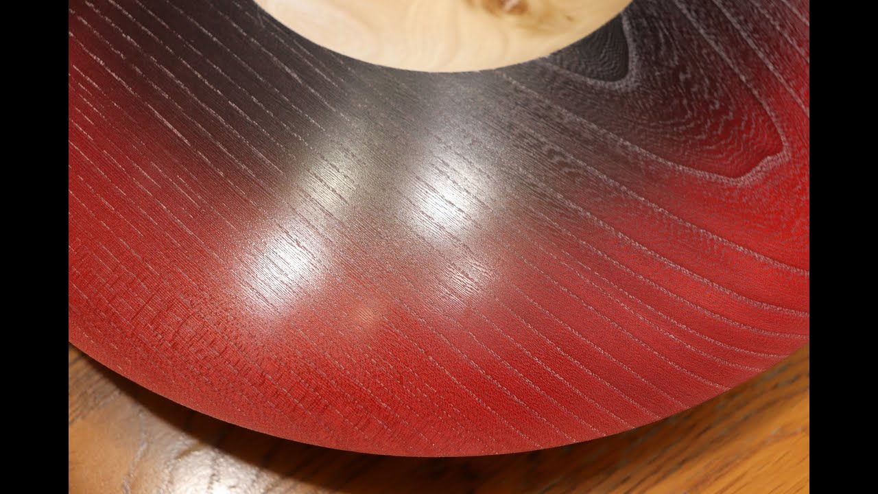Woodturning | Airbrushed Elm Bowl - Another First, What Could Go Wrong?