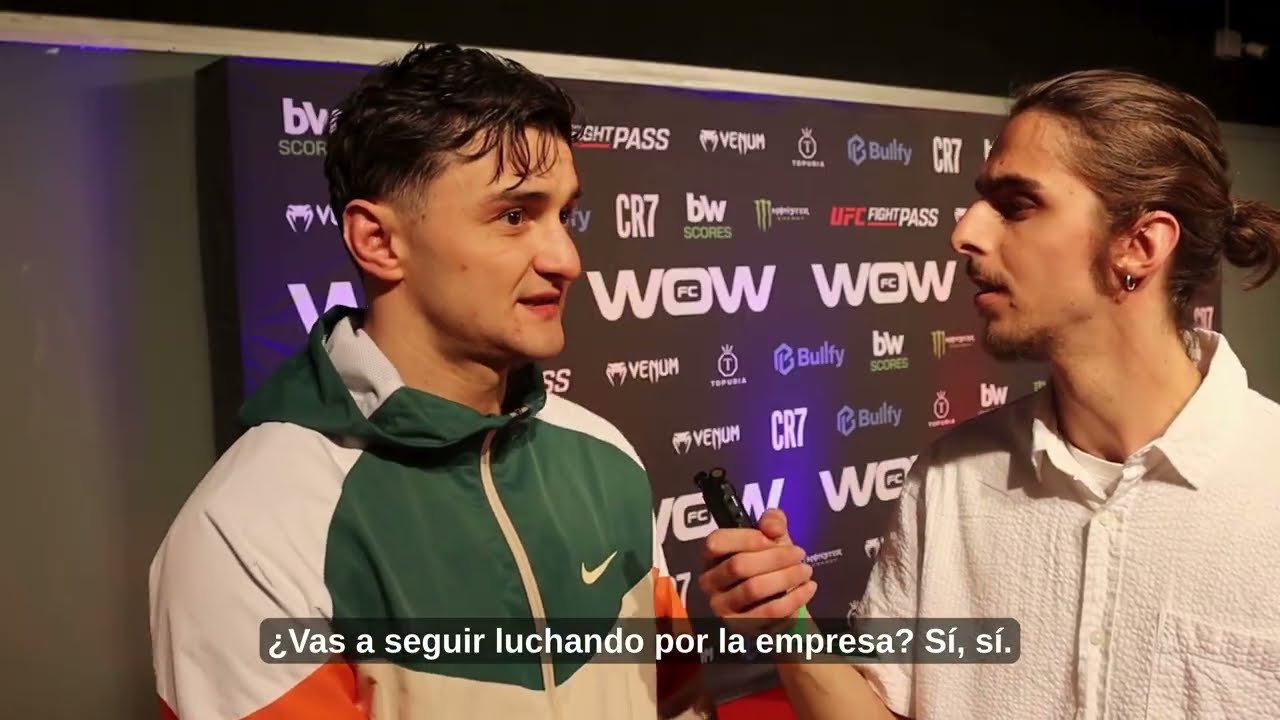 Entrevista Lee Hammond WOWfc 27 post fight interview with Lee Hammond