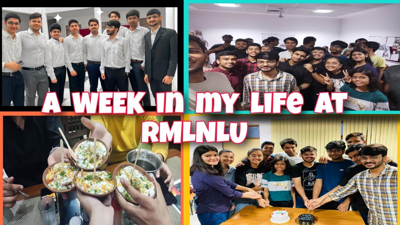 LAW SCHOOL VLOG|A WEEK IN MY LIFE AT RML|NATIONAL LAW UNIVERSITY