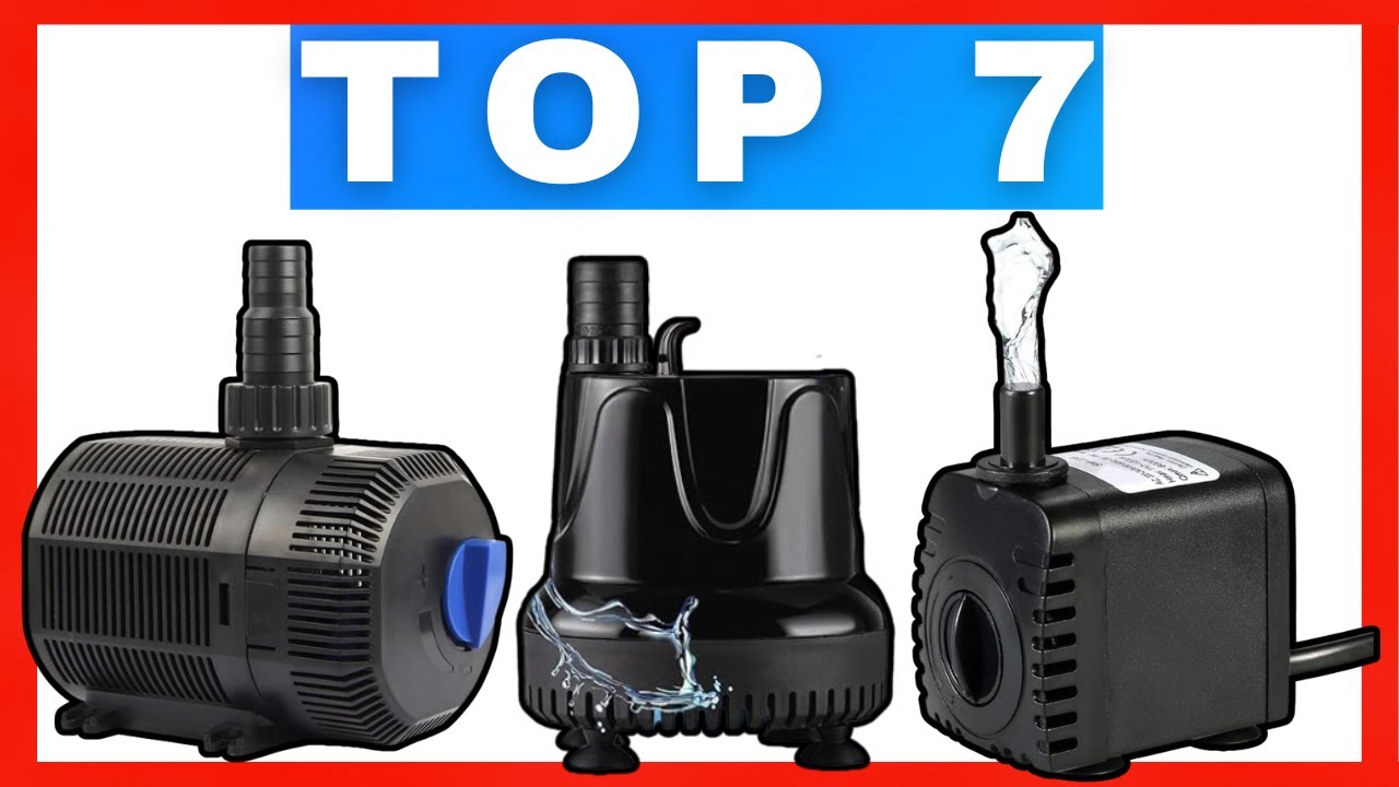 👉 LOS 7 MEJORES BOMBAS DE AGUA PARA ESTANQUE para 2026 💥 BOMBAS PARA FUENTES Y ESTANQUES KOI