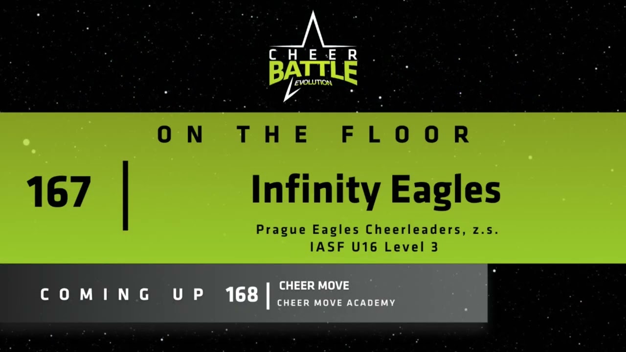 167   IASF U16 Level 3 Prague Eagles Cheerleaders, z s  Infinity Eagles