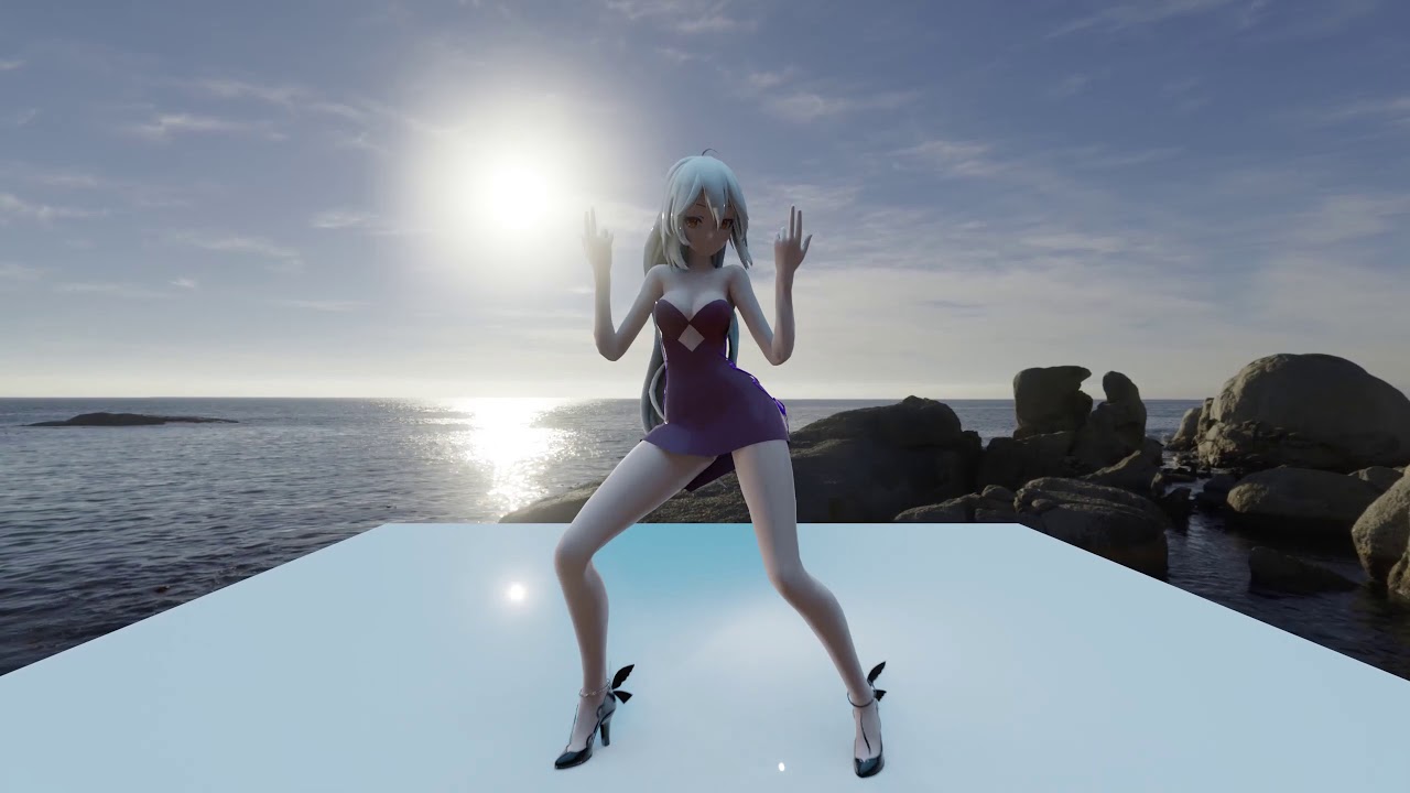 【MMD x Blender】Helicopter【Haku】