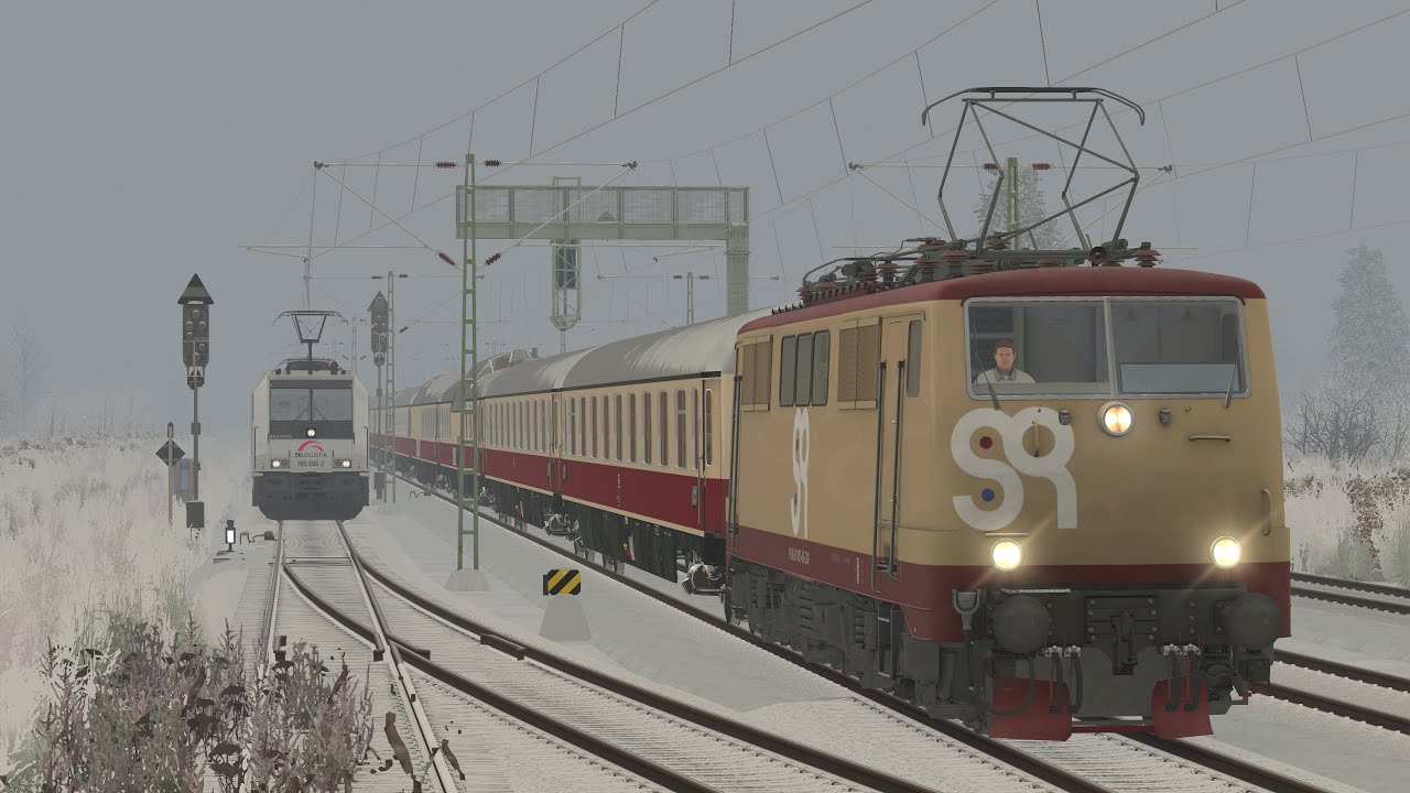 LET'S PLAY Train Simulator 2022 / Rheingold nach Ufern a. Wernsee / Kerbestrecke / BR 111 Smartrail