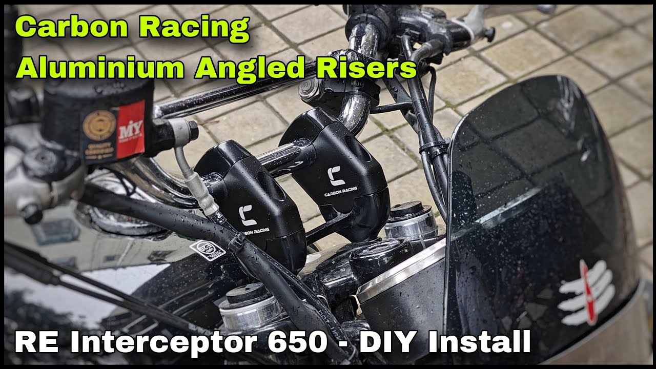 Модификации RE Interceptor 650 | Угловые алюминиевые подставки под руль | Carbon Racing | Установ...
