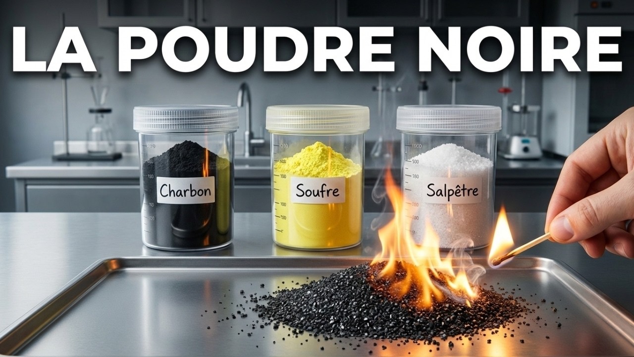 Charbon, Soufre, Salp&ecirc;tre : L'alchimie explosive de la Poudre Noire.