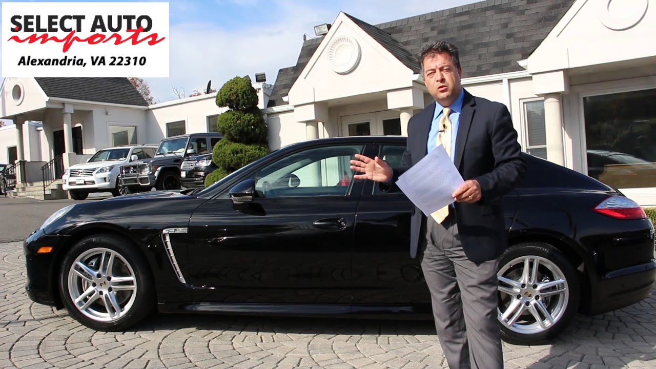 2013 Porsche Panamera 4 Platinum Edition Black Select Auto Imports in Alexandria, VA #19207B