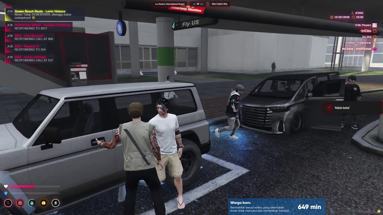 Aku menjadi OPANG di GTA 5 Roleplay Server #IME Roleplay