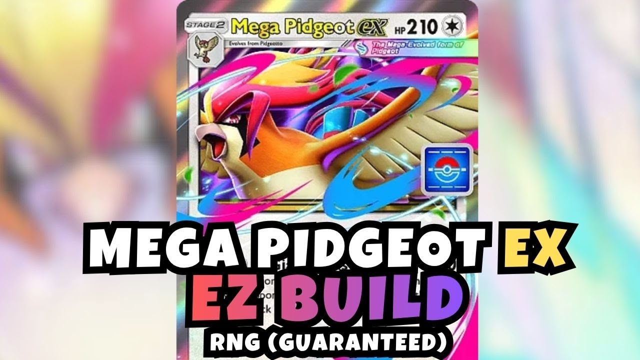 Mega Pidgeot ex EZ Build | Mega Rising | Pokemon TCG Pocket