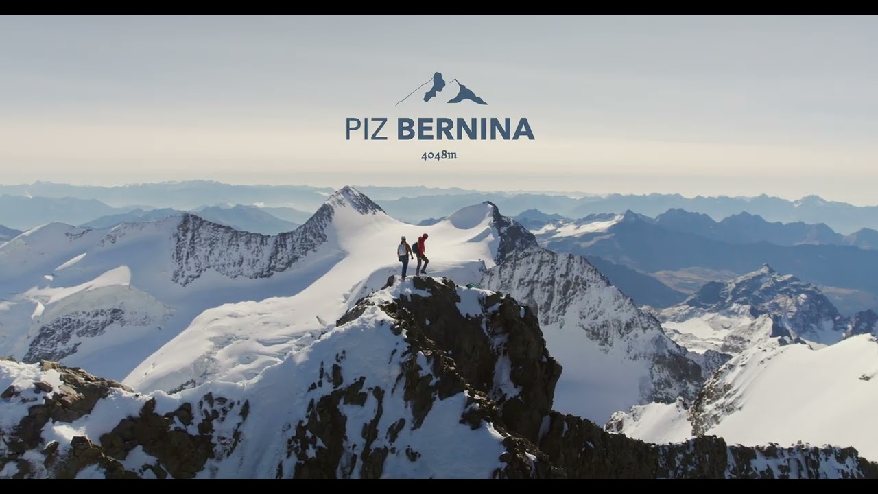 Piz Bernina Biancograt 4048m & Piz Pal&uuml; 3899m