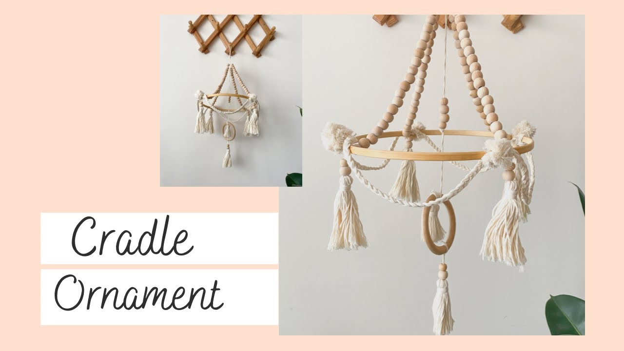 Baby Cradle Decoration ll DIY ll Baby Room Decoration ll Beşik Süsü Yapımı ll Dönence ll Baby Mobile