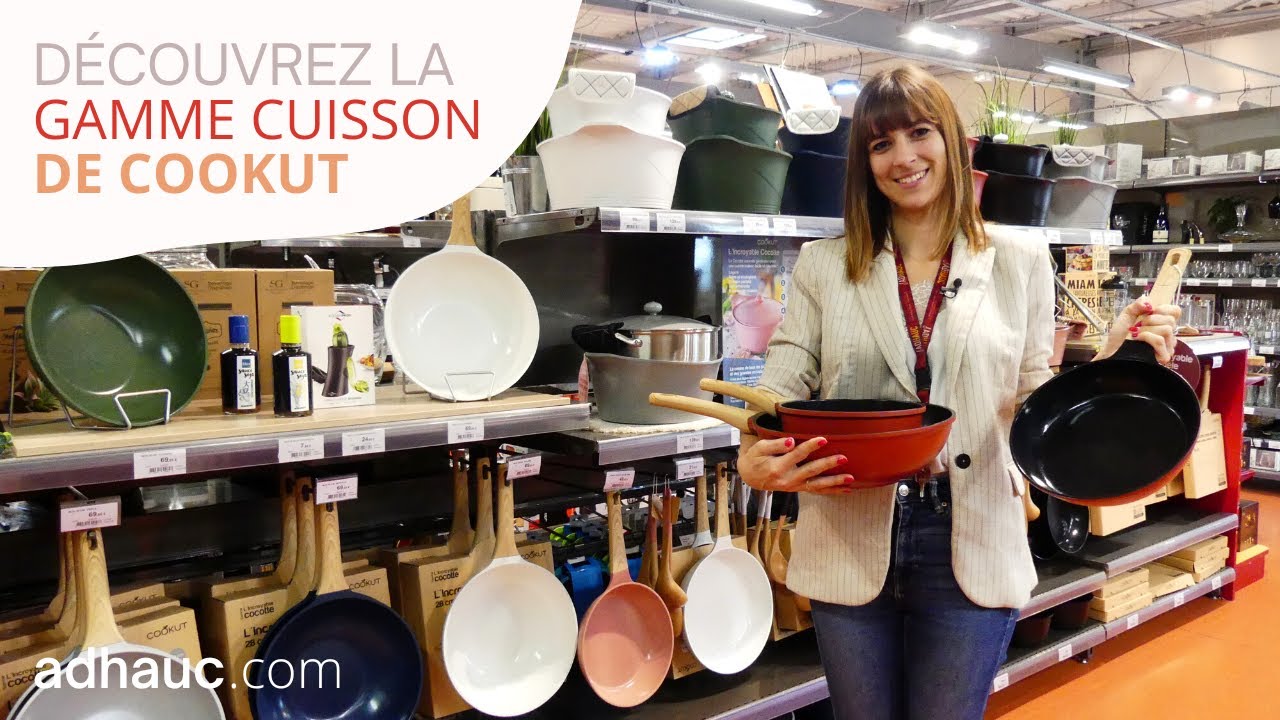 Ad'Hauc - Noémie vous présente la gamme cuisson Cookut : poêle, casserole, crêpière, wok et cocotte