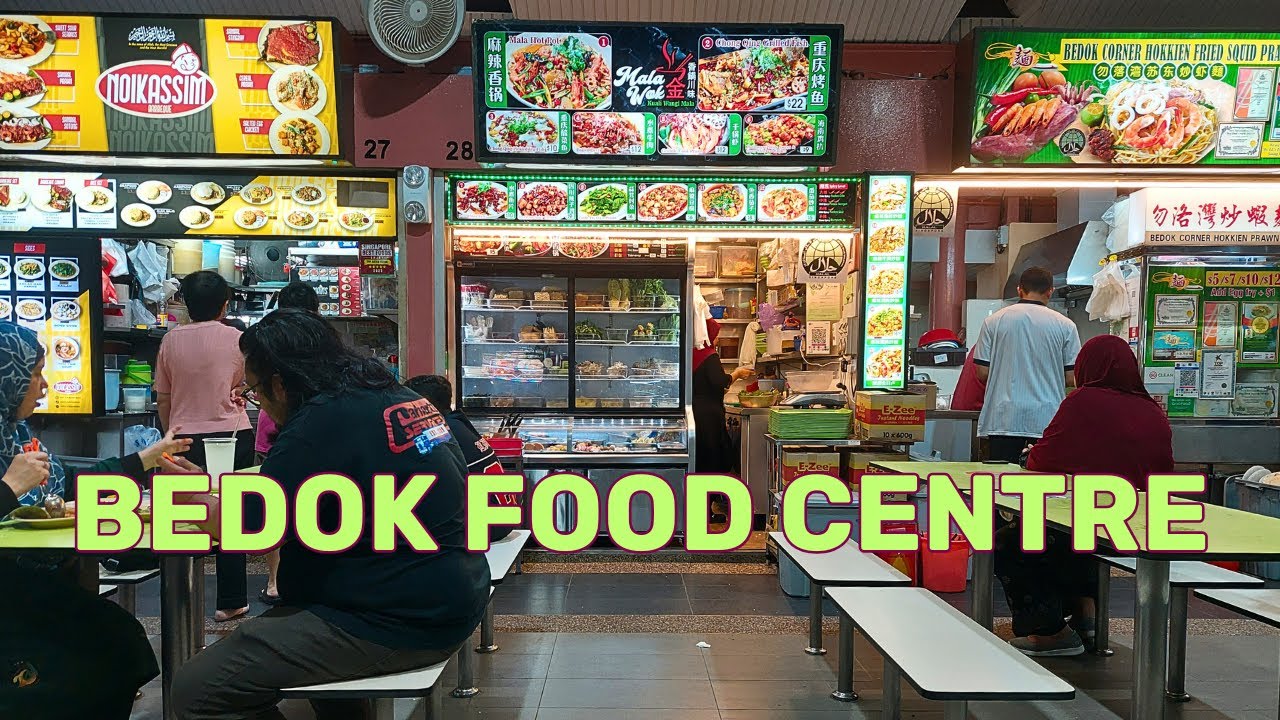 A 3-Minutes Tour of Bedok Food Centre | Hawker Centre | Singapore Street Food