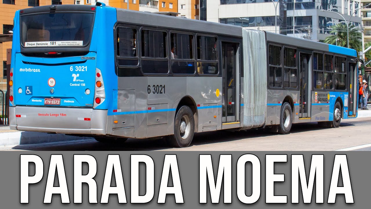 Parada Moema (Avenida Ibirapuera) - Movimentação de Ônibus #343