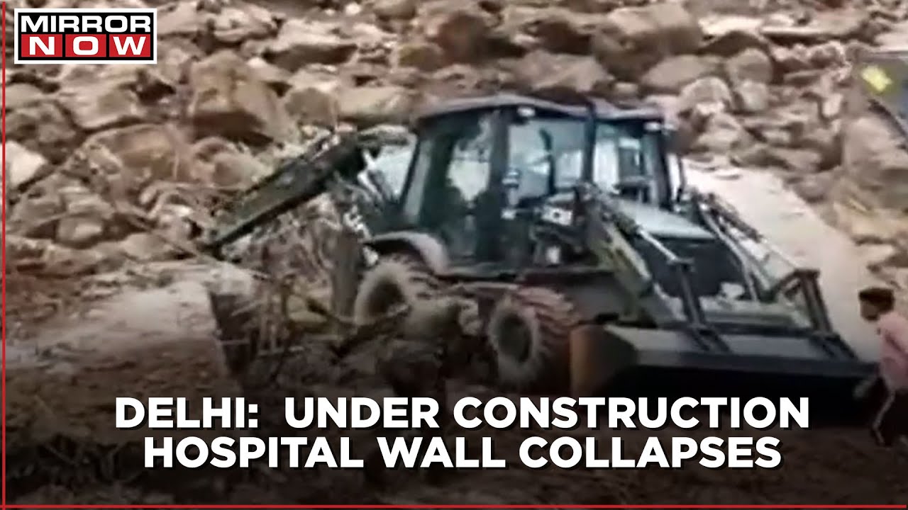 Under-construction hospital wall collapses in Delhi; one dead