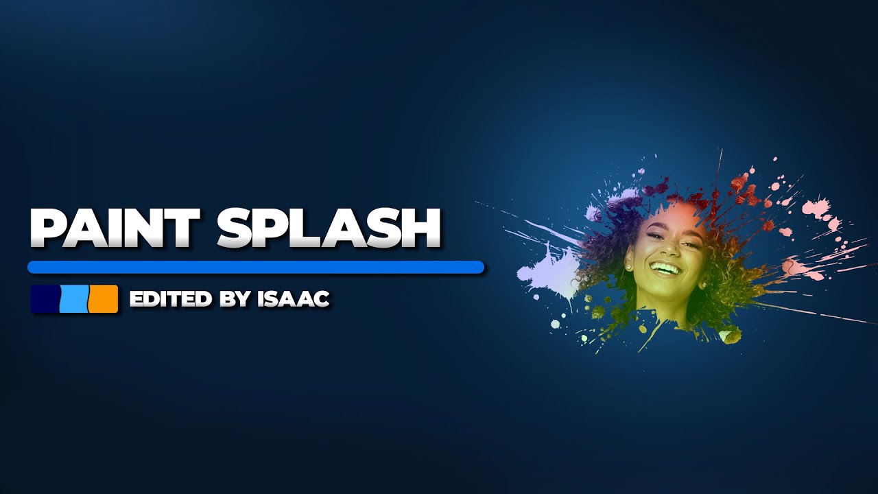 How To Make The Paint Splash Effect In Photoshop In 1 Minute