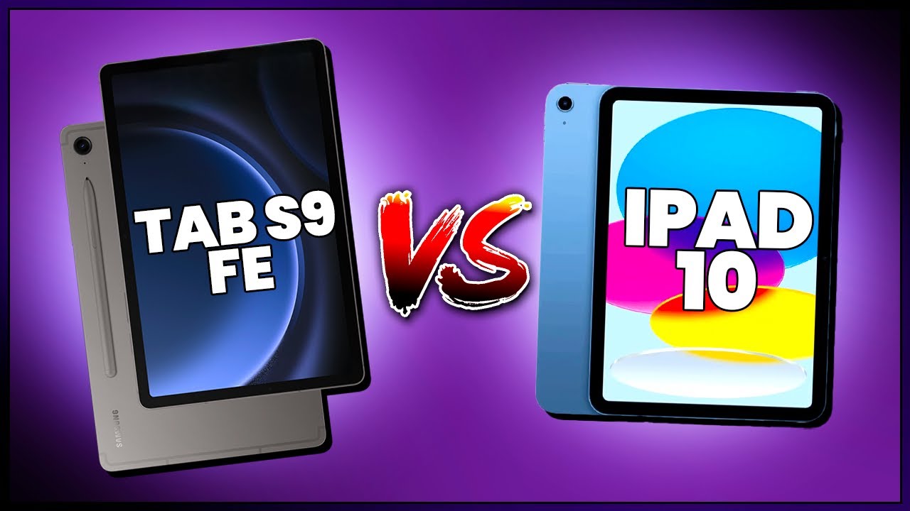 GALAXY TAB S9 FE vs IPAD 10 qual COMPRAR?! ✅