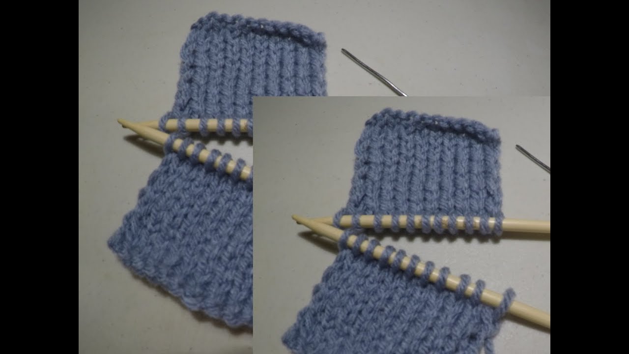 تريكو تشبيك الغرز بطريقة كتشنر رقم11  knit kitchener stitch