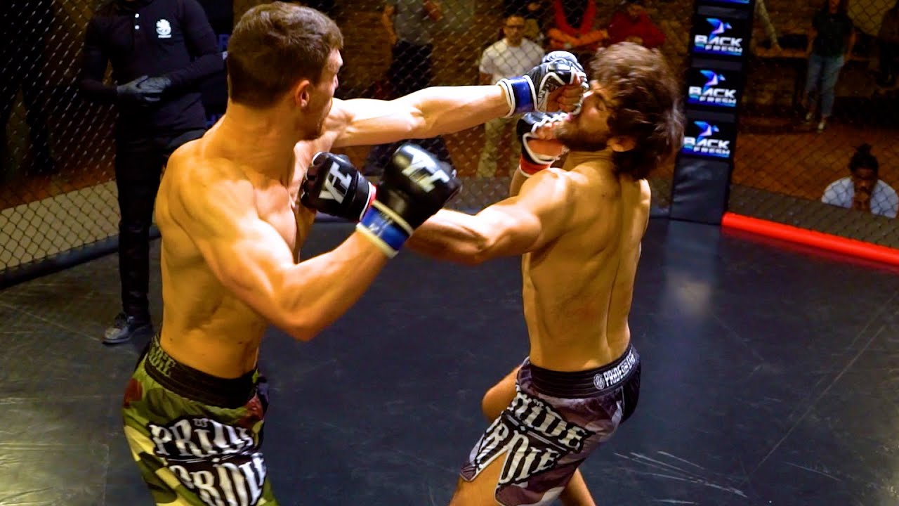 НЕВЕРОЯТНЫЙ БОЙ Матье, судья YFC, против Матиаса Ле Бретона - Билет на Bellator! YFC # 37