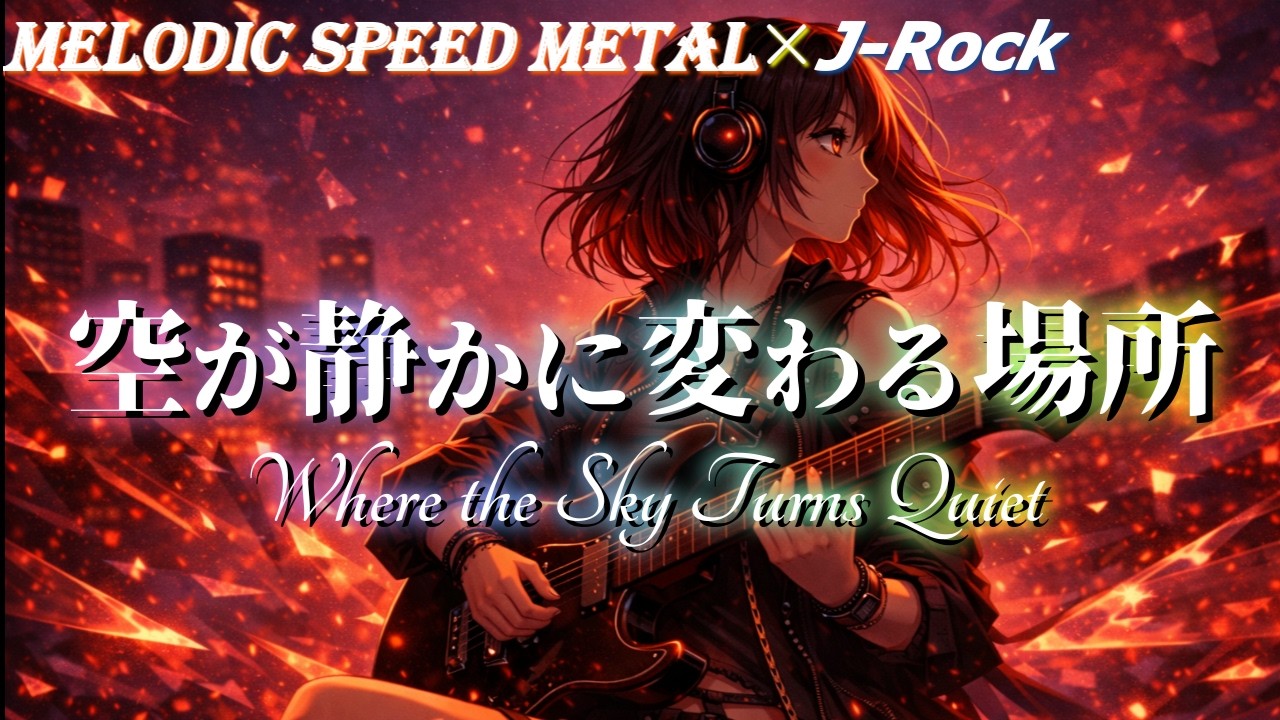【playlist】Where the Sky Turns Quiet / 空が静かに変わる場所 | 重低音×疾走感×Melodic & Emotional J-Rock