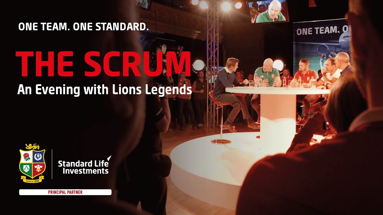 THE SCRUM - An evening with four Lions legends and one special guest