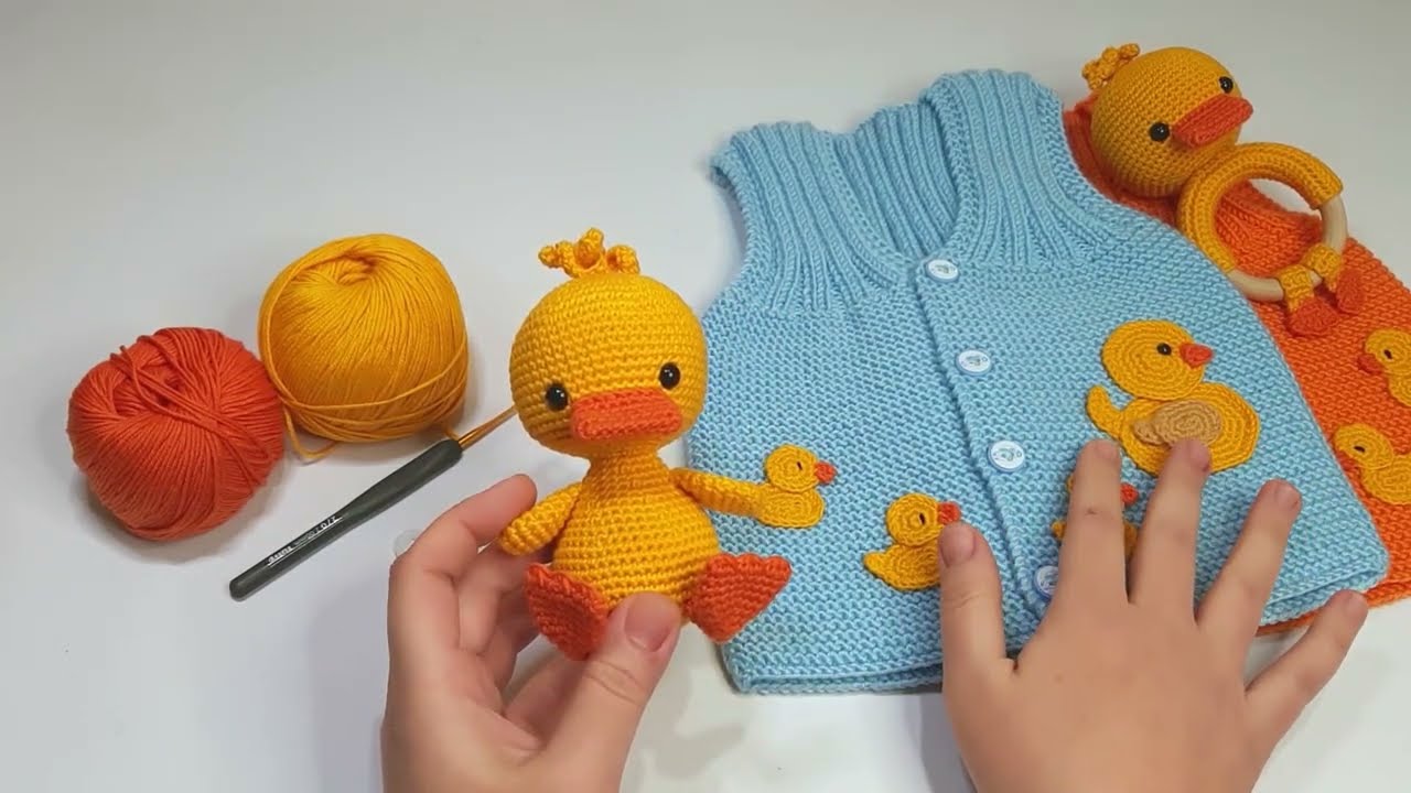 ÖRDEK AMİGURUMİ OYUNCAK YAPIMI