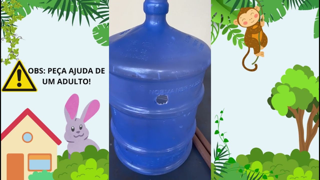 Confecção Mini Biodigestor Caseiro - Passo a Passo