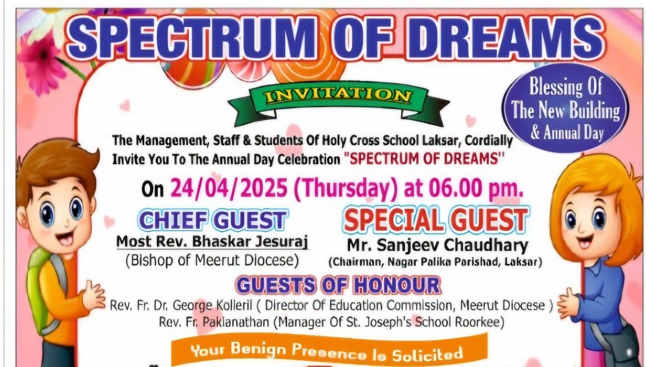 Annual Day 2025, Holy Cross School Laksar is live