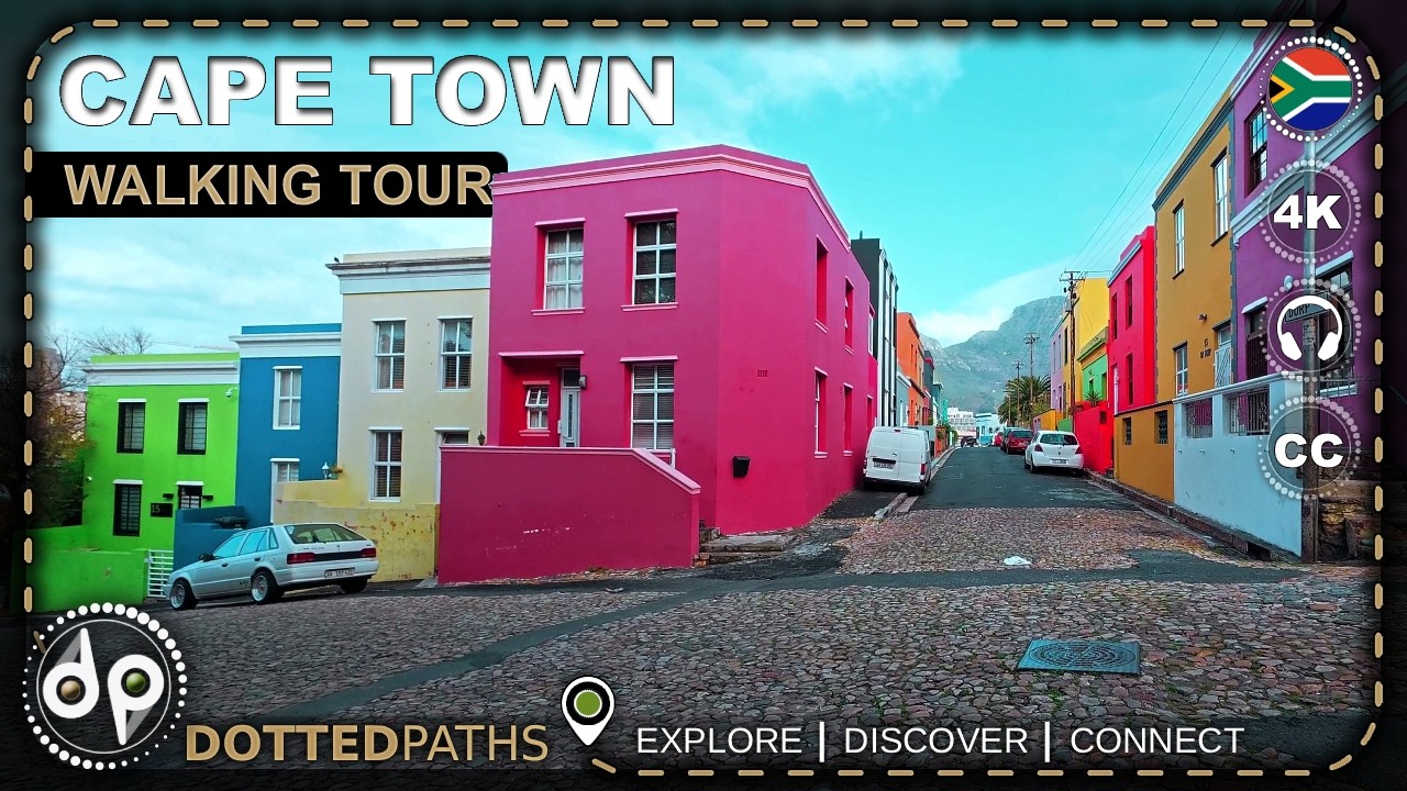 CAPE TOWN, South Africa 🇿🇦 | BO-KAAP Colourful Streets Walking Tour & History | 4K Travel Guide